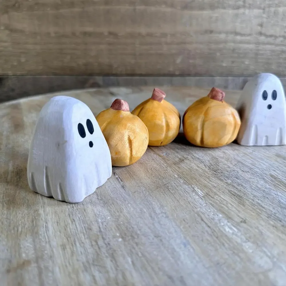 Nom Handcrafted - Wood Halloween Playscape Waldorf Montessori Open Ended Toys - Picture 4 of 10